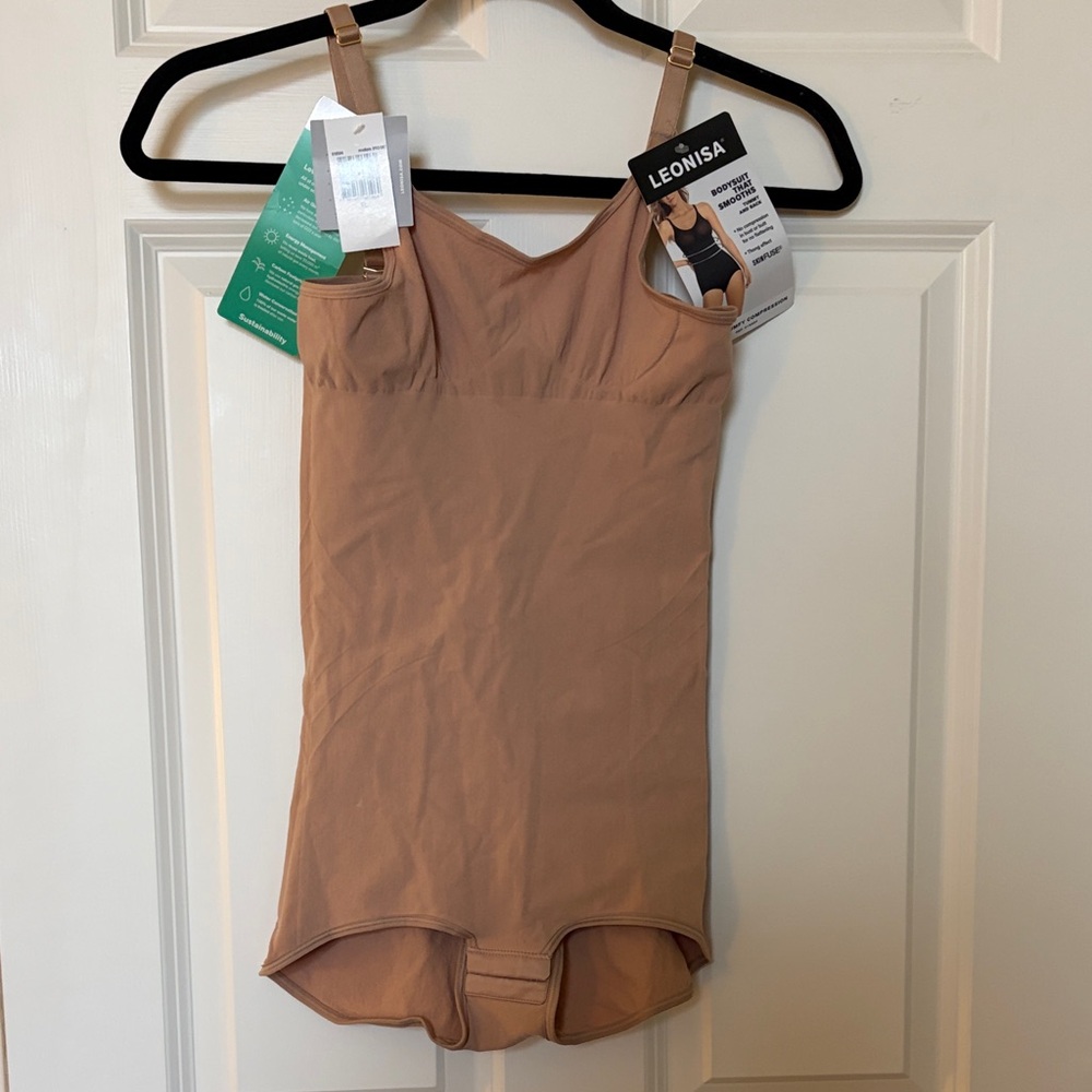 Leonisa Women's Shapewear Bodysuit - Tan